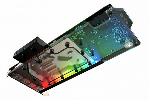 Основание водоблока EK-AC Radeon RX 5700 +XT D-RGB изготовлено из алюминия