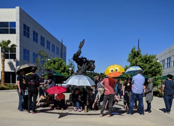 Сотрудники Blizzard провели акцию протеста в главном офисе компании